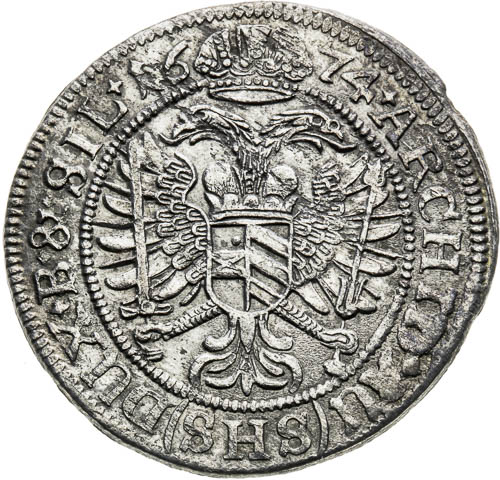 VI Grajciar 1674 - reverz
