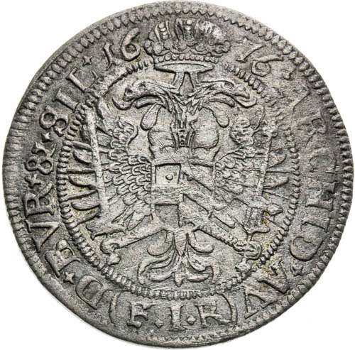 VI Krejcar 1676 - revers