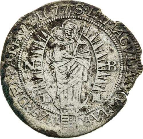 VI Krejcar 1677 - revers