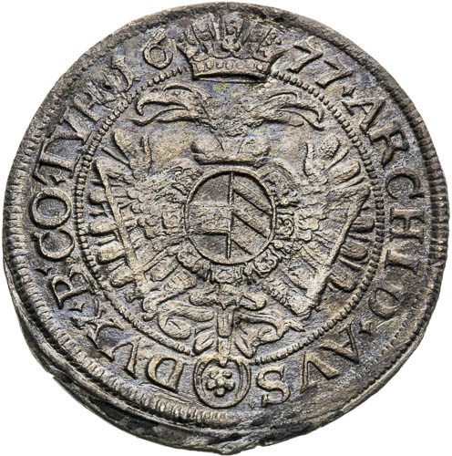VI Krejcar 1677 - revers
