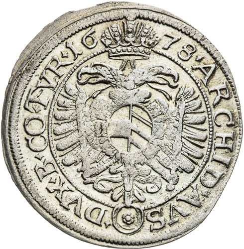 VI Kreutzer 1678 - back