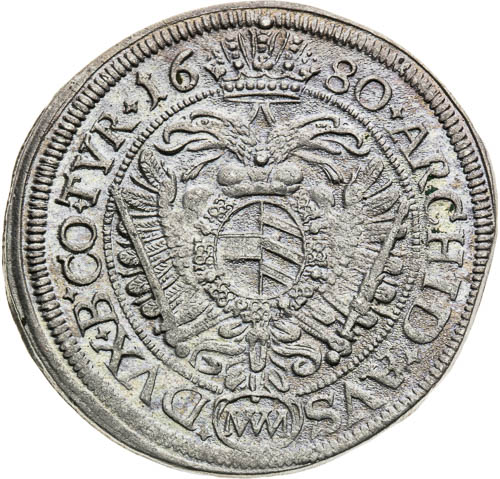 VI Kreutzer 1680 - back