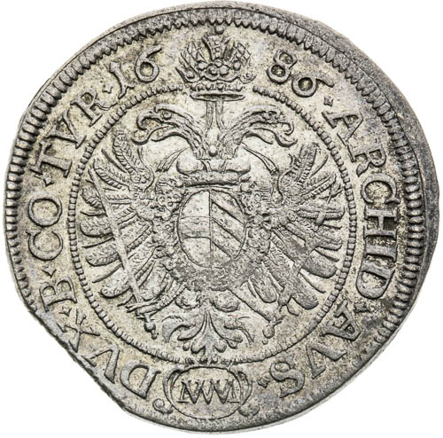 VI Grajciar 1686 - reverz