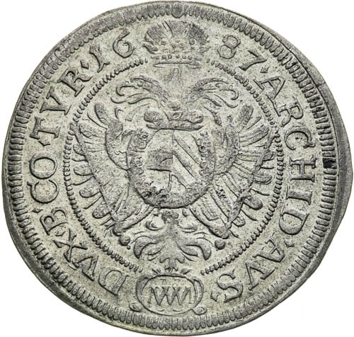 VI Grajciar 1687 - reverz