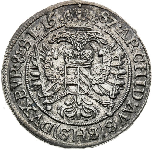 VI Grajciar 1687 - reverz