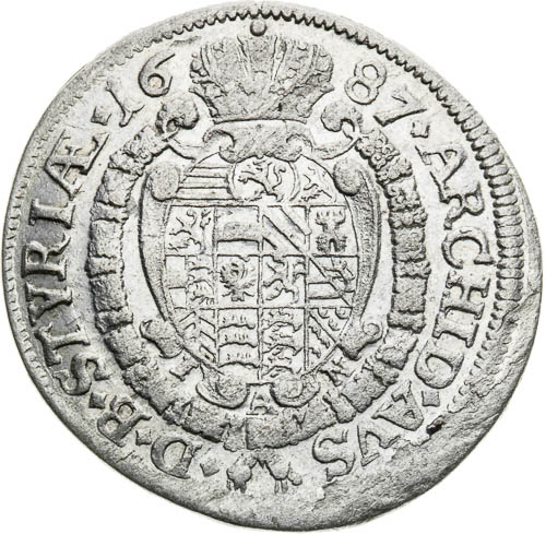 VI Grajciar 1687 - reverz