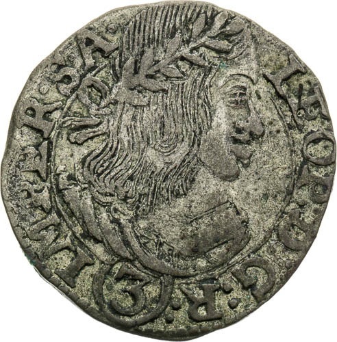 3 Grajciar 1659 - averz