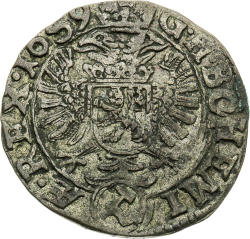 3 Grajciar 1659 - reverz