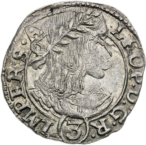 3 Grajciar 1659 - averz