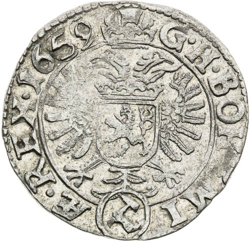 3 Grajciar 1659 - reverz