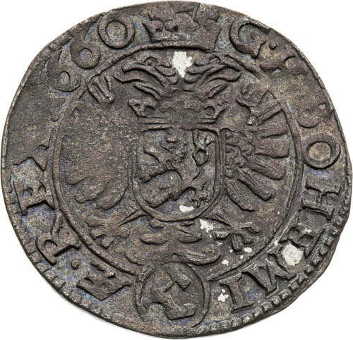 3 Grajciar 1660 - reverz