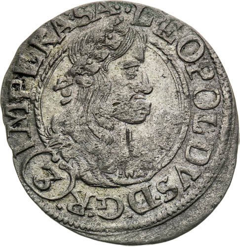 3 Grajciar 1664 - averz