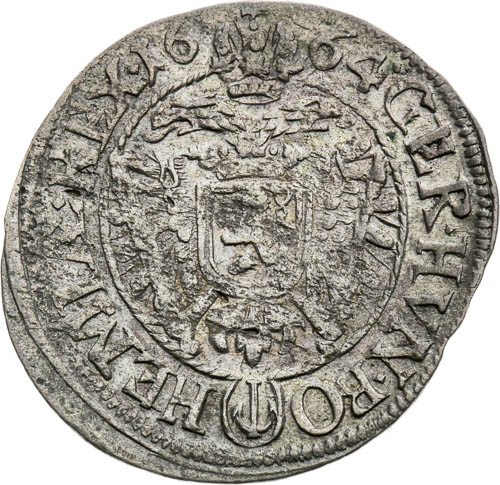 3 Grajciar 1664 - reverz