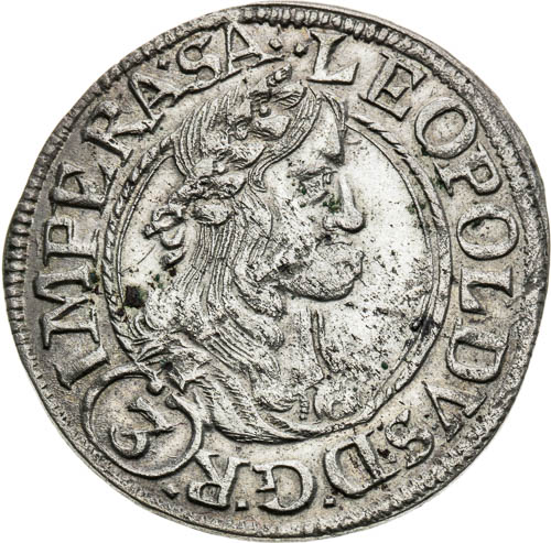 3 Grajciar 1664 - averz