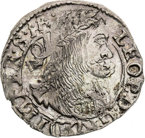 3 Grajciar 1665 - averz