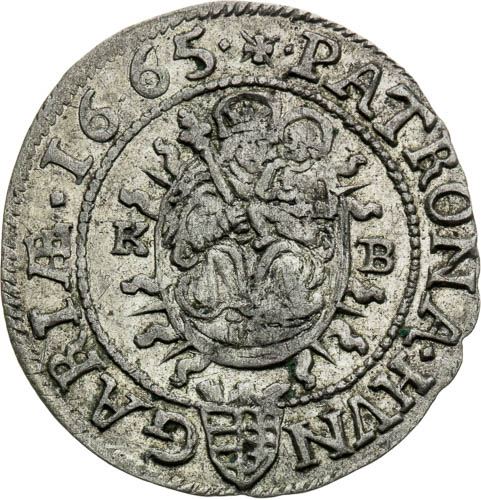 3 Grajciar 1665 - reverz