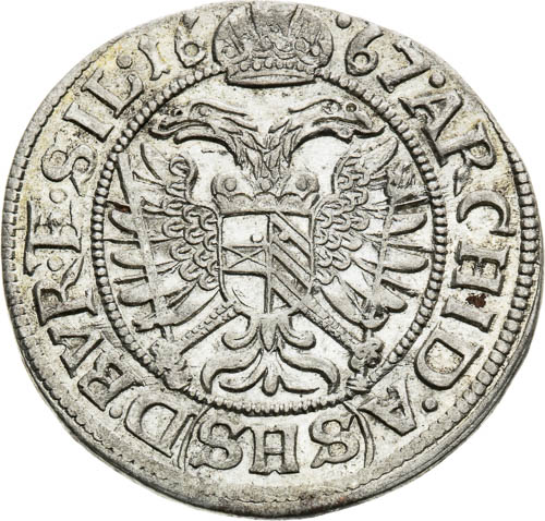 3 Grajciar 1667 - reverz