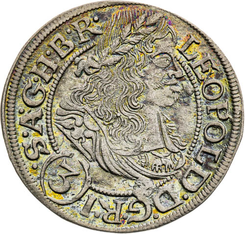 3 Grajciar 1667 - averz