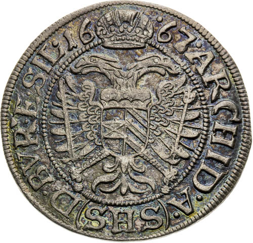 3 Grajciar 1667 - reverz