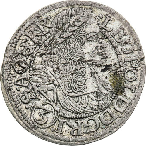 3 Grajciar 1668 - averz