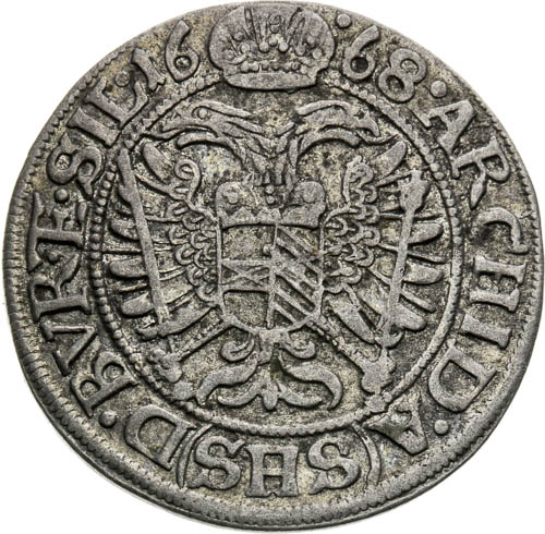 3 Grajciar 1668 - reverz