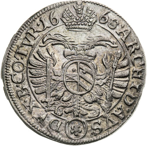 3 Grajciar 1668 - reverz