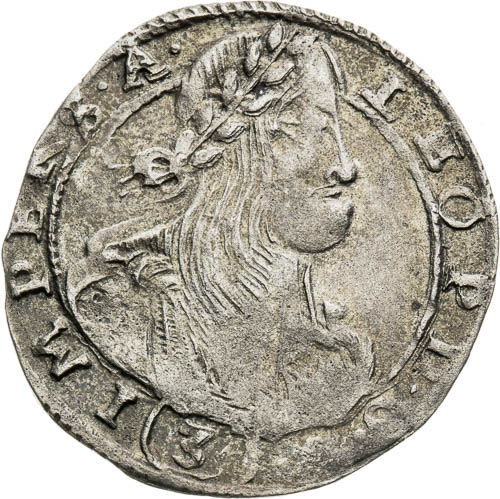 3 Grajciar 1670 - averz