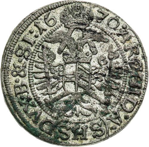 3 Grajciar 1670 - reverz