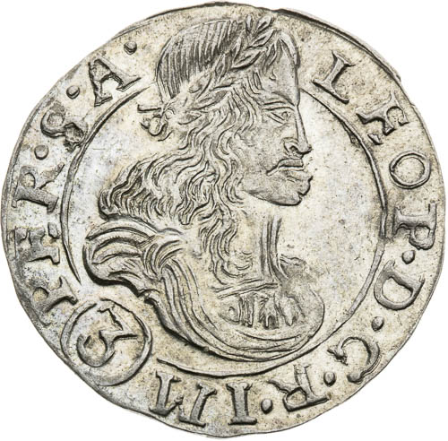 3 Grajciar 1678 - averz