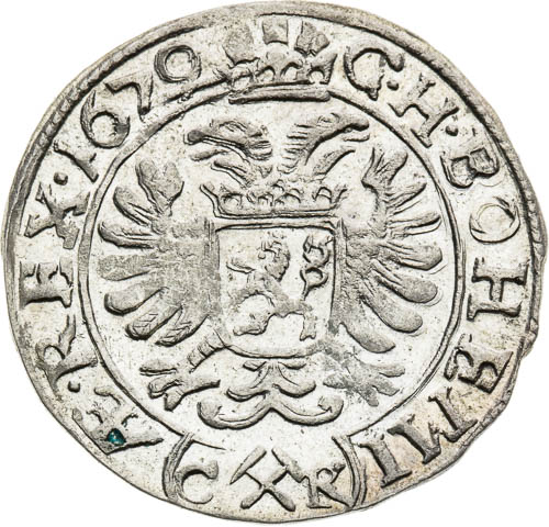 3 Grajciar 1679 - reverz