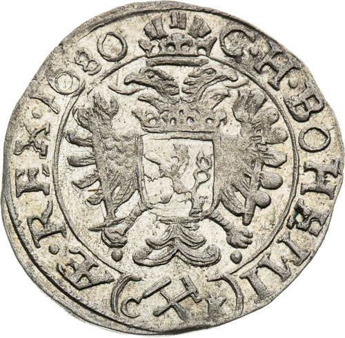 3 Grajciar 1680 - reverz
