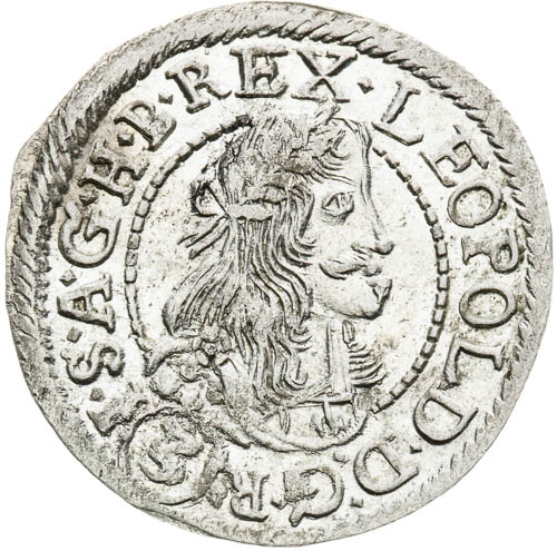 3 Grajciar 1681 - averz