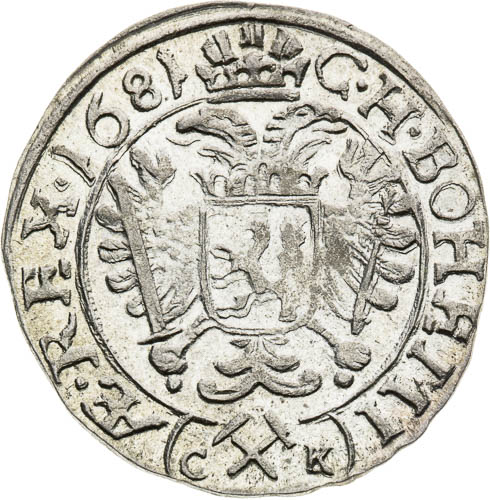 3 Grajciar 1681 - reverz