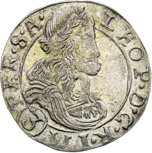 3 Grajciar 1682 - averz