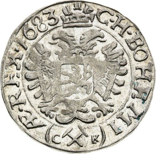 3 Grajciar 1683 - reverz