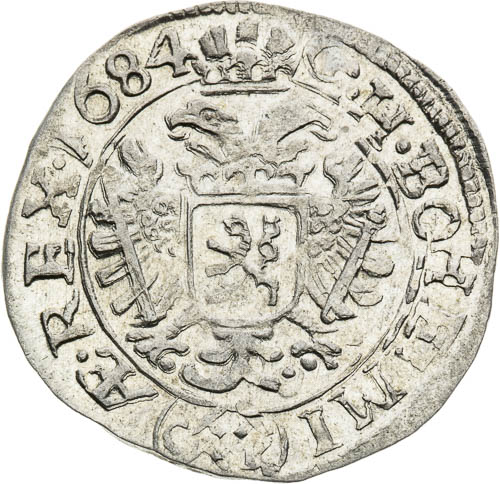 3 Grajciar 1684 - reverz