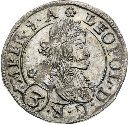 3 Grajciar 1685 - averz