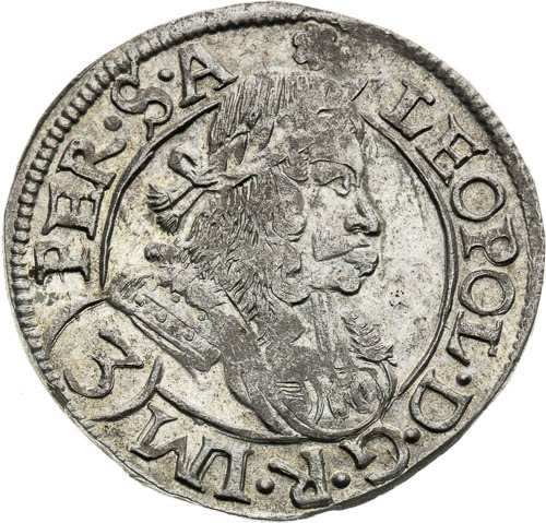 3 Grajciar 1688 - averz
