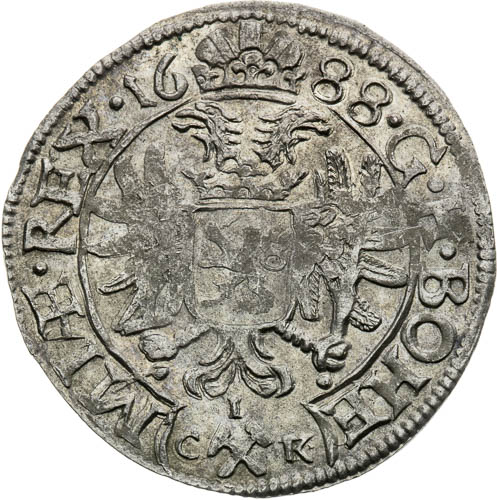 3 Grajciar 1688 - reverz