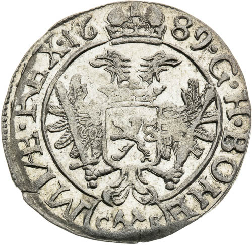 3 Grajciar 1689 - reverz