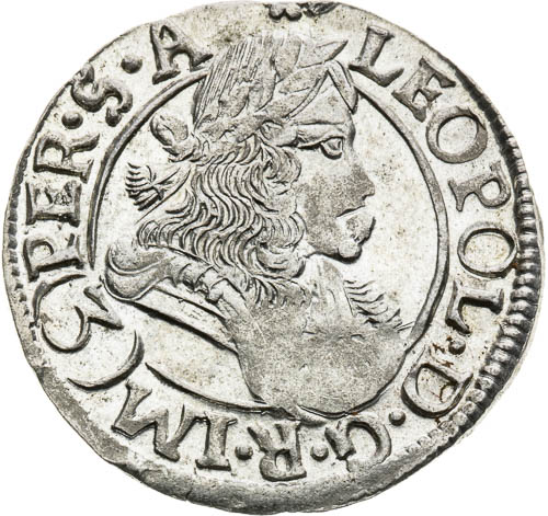 3 Grajciar 1691 - averz