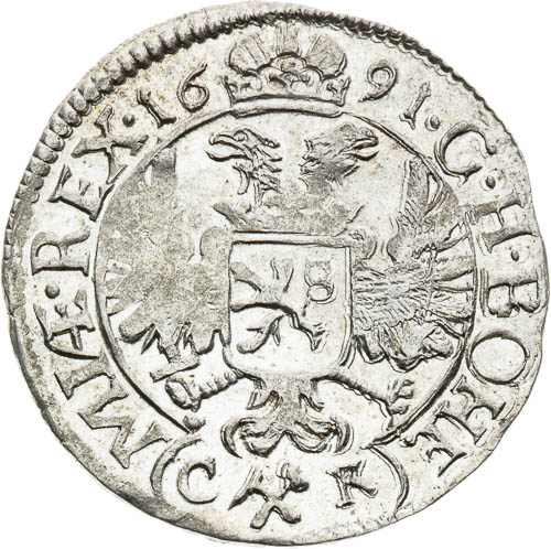 3 Grajciar 1691 - reverz