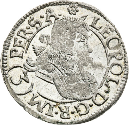 3 Grajciar 1692 - averz