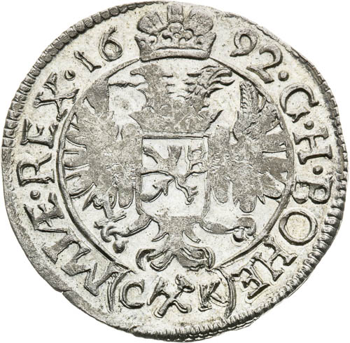 3 Grajciar 1692 - reverz