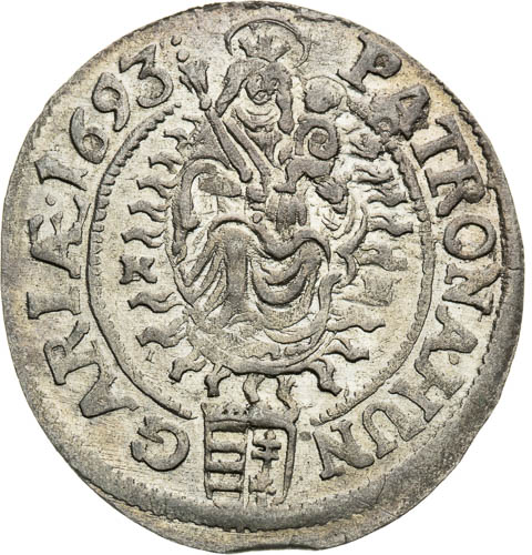 3 Grajciar 1693 - reverz