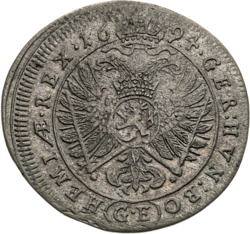 3 Grajciar 1694 - reverz