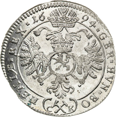 3 Grajciar 1694 - reverz