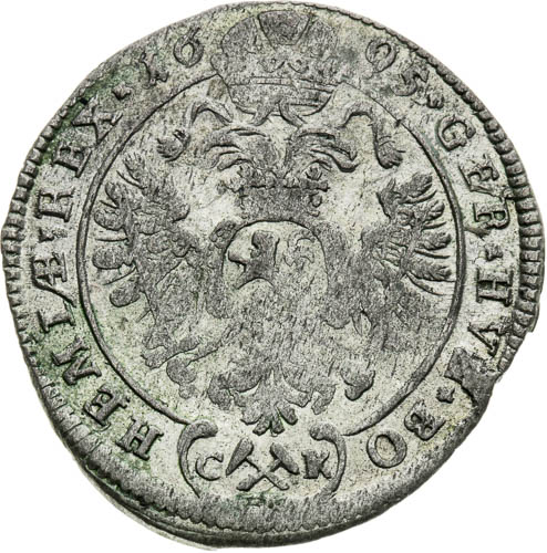 3 Grajciar 1695 - reverz