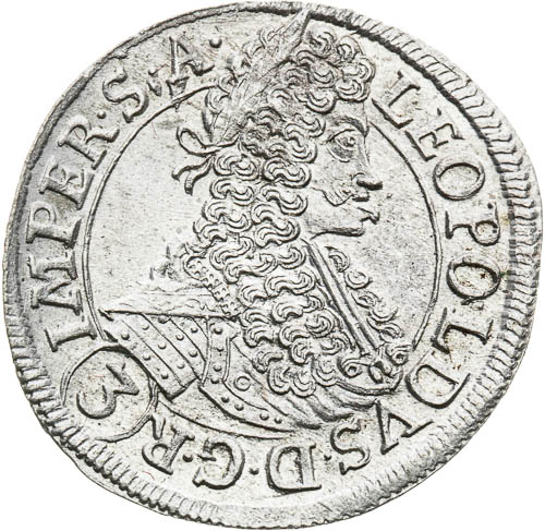 3 Grajciar 1696 - averz