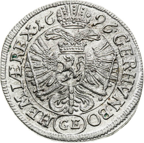 3 Grajciar 1696 - reverz